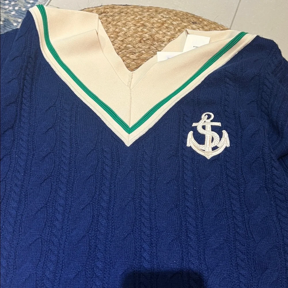 Sandro Guilhem Cable Knit Jumper Size 2 - Picture 6 of 7